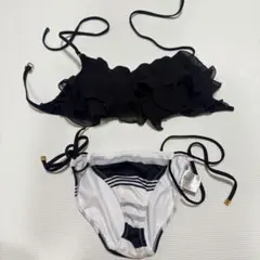 LIP SERVICE ビキニ セパレート水着 ブラック ボーダーのサムネイル