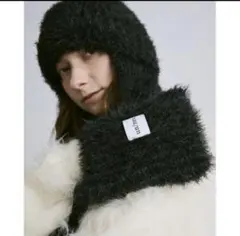 ファー ニット帽