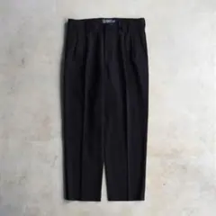 90s クレイボーン ツータックスラックス 黒ブラック W33 L30 イタリア 90s クレイボーン ツータックスラックス 黒ブラック W33 L30 イタリア