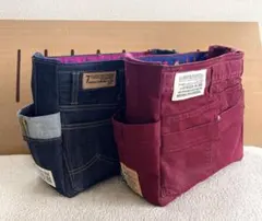 ラムちゃんさま専用。デニムリメイクワンショルダーバッグ【ハンドメイド】