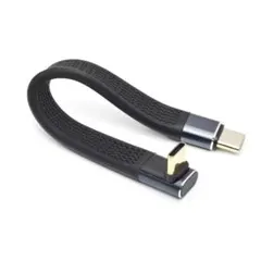 ❤️C to C❤️TYPE-C 変換ショートケーブル 垂直L型 フラットタイプのサムネイル