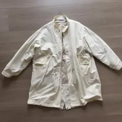 北*地様 BEAMS HEART ロング丈モッズコート Lサイズ クリーム色