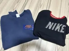 00s NIKE スウェット 2点セット 刺繍