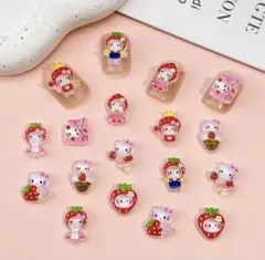 ハローキティ キティ ネイルパーツ いちご