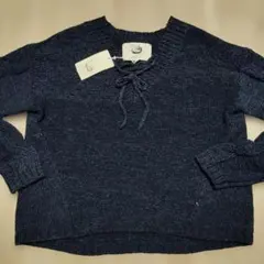 新品‼️オススメ‼️ファイブフォックス　ONIGIRI 濃紺　セーター