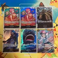 ワンピースカード　レベッカ　ジャック　グザン　ラブーン　コビー　シークレット