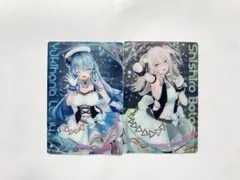 獅白ぼたん 雪花ラミィ セット ホロライブ ウエハース 5期生 ししらみ