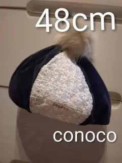 ベレー帽　ベロア　レース　可愛い冬の帽子　ポンポン　女の子向け