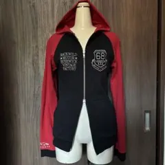 BACKWILD Grand Royal パーカー 黒/赤