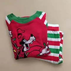 ディズニーストア　ミッキー パジャマ 120cm 赤・緑・白