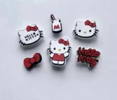 クロックス ジビッツ ハローキティ 6つセット【バラ売り可】