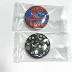 ジブリがいっぱいキャラバッジコレクション2 トトロ　紅の豚
