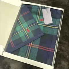 Ralph Lauren タータンチェックブランケット 100x140cm