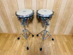 ティンバレス Pearl製 パール ドラム カウベル付 13インチ、14インチ