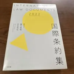 国際条約集2022