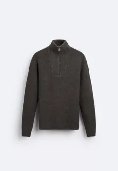 【完売品】ZARA ブラッシュモック タートルネック セーター M