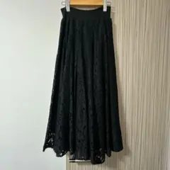 バーニーズニューヨークBARNEYS NEW YORKレースロングスカートのサムネイル