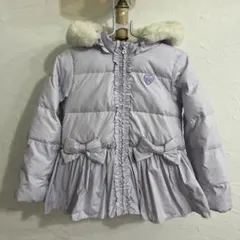 TUさま専用⭐︎メゾピアノ 130 薄紫　ダウン