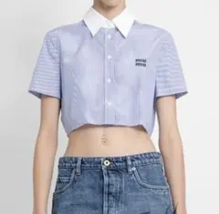 2025年最新】MIU MIU レディース 半袖 シャツ・ブラウスの人気アイテム
