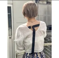 EMODA❤︎バックオープンショートトップス⭐︎超美品！