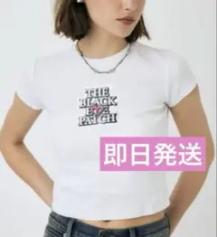 MOUSSY×BEPコラボ　BEP OG ラインストーン BABY TEE 白
