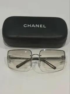 CHANEL グラデーション ラインストーン サングラス【新品未使用】箱 