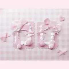 トレカケース 硬質ケース ホイップデコ ピンク いちご 量産型 b8 ペア