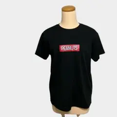 PEANUTS ピーナッツ スヌーピー Tシャツブ　黒　バスケ　スポーツ　S