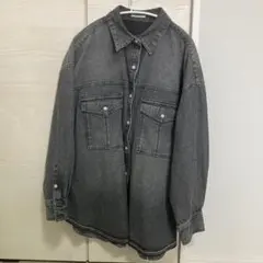 BAYFLOW グレー デニムシャツ 長袖のサムネイル