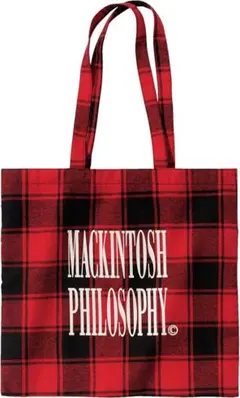 LEE 2026 1.2月付録　MACKINTOSH チェック柄BIGトート