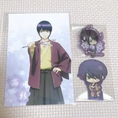 銀魂 花鳥風月 高杉晋助 キャラポップストア 缶バッジ 購入特典
