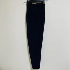【S】レディース テーパードパンツ サイドファスナー ネイビー GU