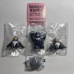 daisuke kondo アートコレクション3 マスコット 3点・めじるし1点