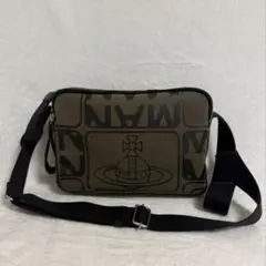 ヴィヴィアン★ショルダーバッグ★キャンバス★カーキ系★美品のサムネイル