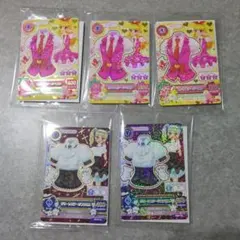 アイカツカード セブンイレブン 星宮いちご 藤堂ユリカ ５枚セット