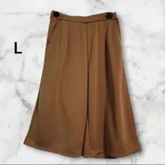 プリーツ パンツ ブラウン