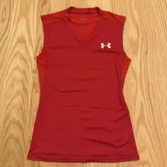 Under Armour ノースリーブ アンダーシャツ レッド MD