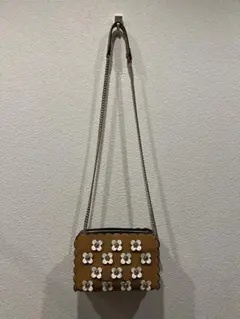 ZARA ザラ　フラワー　ショルダーバッグ　美品