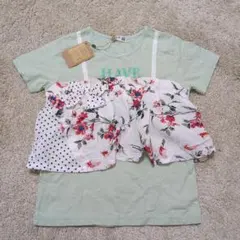 タグ付☆　ラグマート　120cm フラワープリント