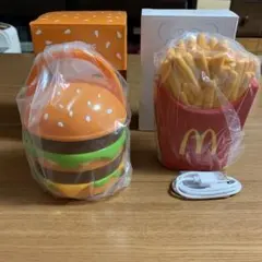 ハンバーガー型ランタンとフライドポテ型加湿器