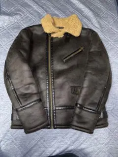 ZARA ダークブラウンジャケット XL ムートン