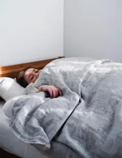 wafu. リネントリプルガーゼケット】ふわとろ3重リネン ガーゼケット