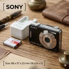 【爆速発送】カールツァイス銘玉SONYサイバーショットDSC-W50すぐ撮影OK