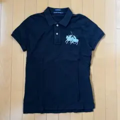 Ralph Lauren スキニーポロシャツ L ブラック