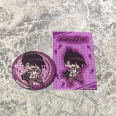 ダンガンロンパV3 百田解斗 ちびすて 缶バッジ ステッカー