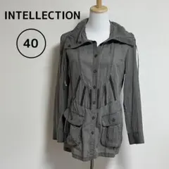 INTELLECTION インテレクション 40 グレー ジャケット 薄い生地