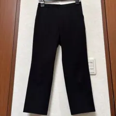 ユニクロ　薄て　ウエスト　ゴム　春からのパンツ　M 黒