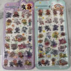 ぷっくりシール 立体シール 3dシール アンパンマン 2枚セット