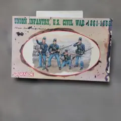 も*け様 アメリカ南北戦争 北軍歩兵 1861-1865年-　1/35　ドラゴンのサムネイル