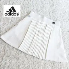 アディダスゴルフ　ニットプリーツスカート　白